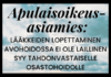 Apulaisoikeusasiamies: lääkkeiden lopettaminen avohoidossa ei ole laillinen syy tahdonvastaiselle osastohoidolle